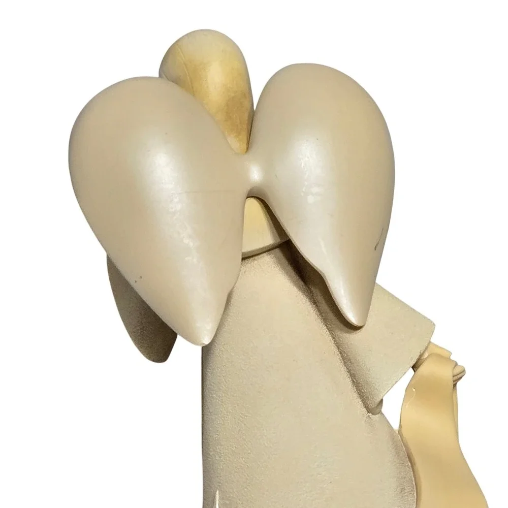 Enesco Foundations Angel Figurine Rhinestone Accent Beige Resin‎ 2009